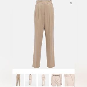 The Frankie Shop straight leg pinstripe trousers